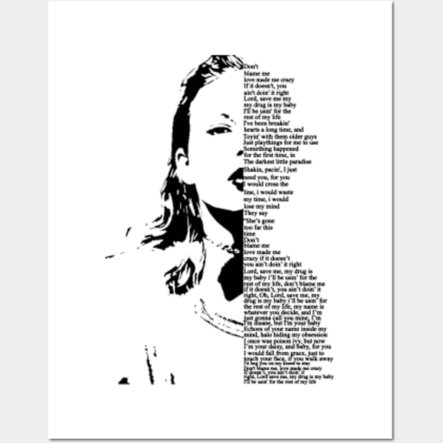 Taylor Swift Reputation Wall Art by arasstiel